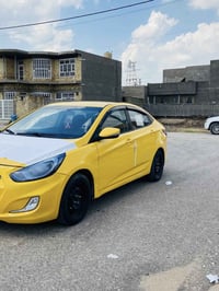 للبيع اكسنت خليجي  موديل 2012رقمً إنكليزي سنويه 2030مصفره هيه وغراماتً...