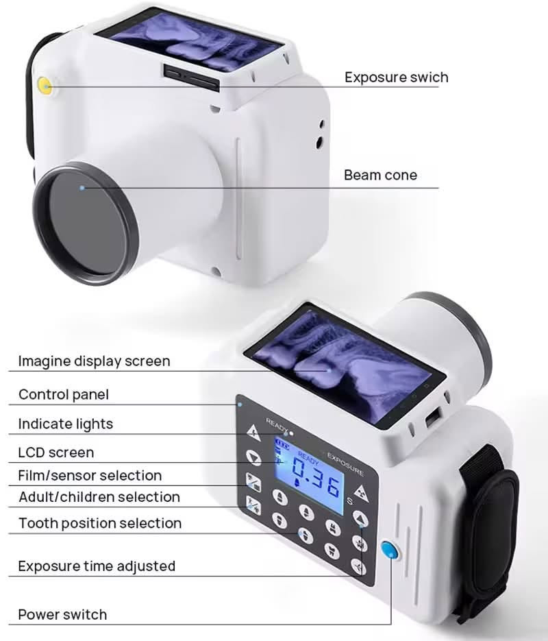 Portable Dental X-ray Machine with Instant LCD Image Display and Built-in RVG Sensor Electric Power Source Made of Plastic
Guangzhou Mydent Medical -One station dental products supplier from China !
If need any dental products ,feel free to contact in Wa.me/8619586468762
Wa.me/8615820731576


**إذا كنت صاحب هذا الإعلان وتريد حذفه لأي سبب، رجاءا أرسل رسالة إلى الدعم الفني**