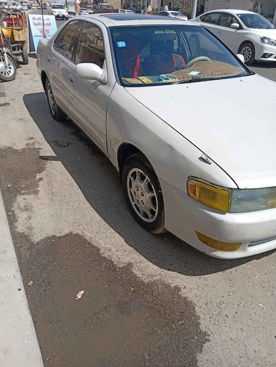 سلام عليكم
كرستة نفخ سيارة نضيفة جاهزة مكينة جديدة 2 ونص حدادية جديدة تبريد وكهربائيات شغالات تايرات طخم جديد
السيارة ما ناقصها شي كبل للشارع سنوية جديدة رقم انكليزي بأسمي السعر ٥٨ وبيها مجال
العنوان بصرة تنومة
للاستفسار اكثر اتصل ***********
رجائا بدون ماسنجر هذه الرقم راعي السيارة وبي واتساب البصرة, العراق

