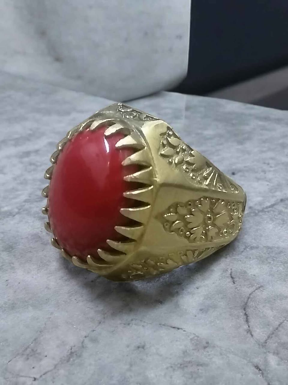 خاتم نحاس متوج بحجر المرجان التونسي الطبيعي الأحمر قياس الخاتم ٢٤ قابل للتصغير والتكبير بغداد, العراق


**إذا كنت صاحب هذا الإعلان وتريد حذفه لأي سبب، رجاءا أرسل رسالة إلى الدعم الفني**