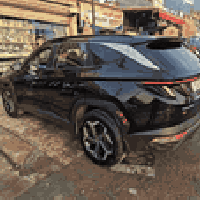 توكسان 2022 هايبرد تبديل باب سكن مع صبغ تكمة ونص باب وجاملغ خلفي اثر ش...