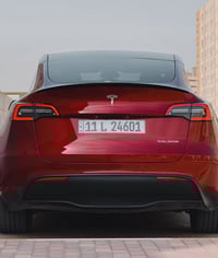 تسلا مودل Y 2025 لونك رينج  دبل ماطور  شاشة عداد امامية  ماشية 8 الاف ...