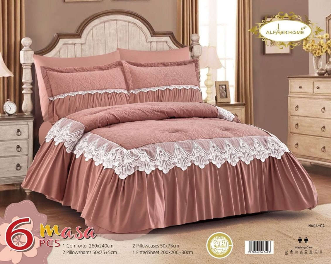 🔥 لحاف نفرين6 قطعة – فخامة أوربية 🔥

✨ Soft Jacquard ناعم وراقي
✔️ مع شهادة الجودة العالمية

🛏️ المواصفات:
✔️ قياس اللحاف: 240×260 (King Size)
✔️ الشرشف: 200×200+30
✔️ 2 وجه مخدة سادة (50×70)
✔️ 2 وجه مخدة جاكار (50×70+5)

💎 خامة ناعمة + شكل فخم يغيّر غرفة النوم بالكامل

💰 السعر:65.000 فقط

⚠️ الكمية محدودة… مناسب للعرايس والذوق الراقي

البيت الملكي للمفروشات –📍قضاء بلد 
شارع العريض - قرب حلويات احفاد علي الحمداني
للحجز والاستفسار : واتساب ***********
