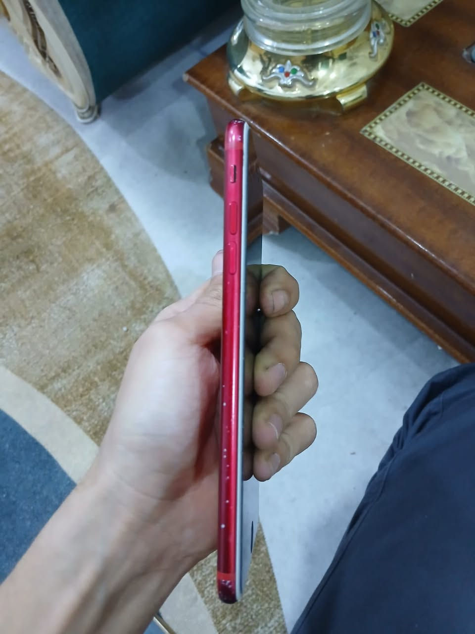 السلام عليكم جهاز سفن بلاص (iPhone 7plus) للبيع سعر ١٢٥ وبي مجال مبدل بطاريه فقط وبطاريته ١٠٠ شريحه شغاله كامرات شغالات البوتريه تخبل ما عدا الكامره الثانيه ١x يرادله تنضيف كامره اماميه شغاله بصمه شغاله ما مبدله هيه وشاشه اصليلات جهاز يخبل الاستفسار *********** راسل وبيك خير وتدلل
