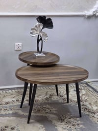 طبلة وسطية • خشب ورجل حديد • توصيل مجاني بغداد