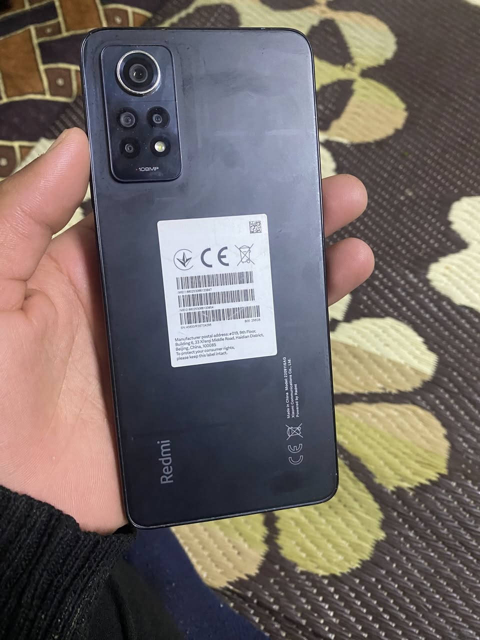 ريدمي نوت 12برو ذاكره 256 شرط كلشي مآبي بيع مستعجل السعر 190. الرقم ***********
