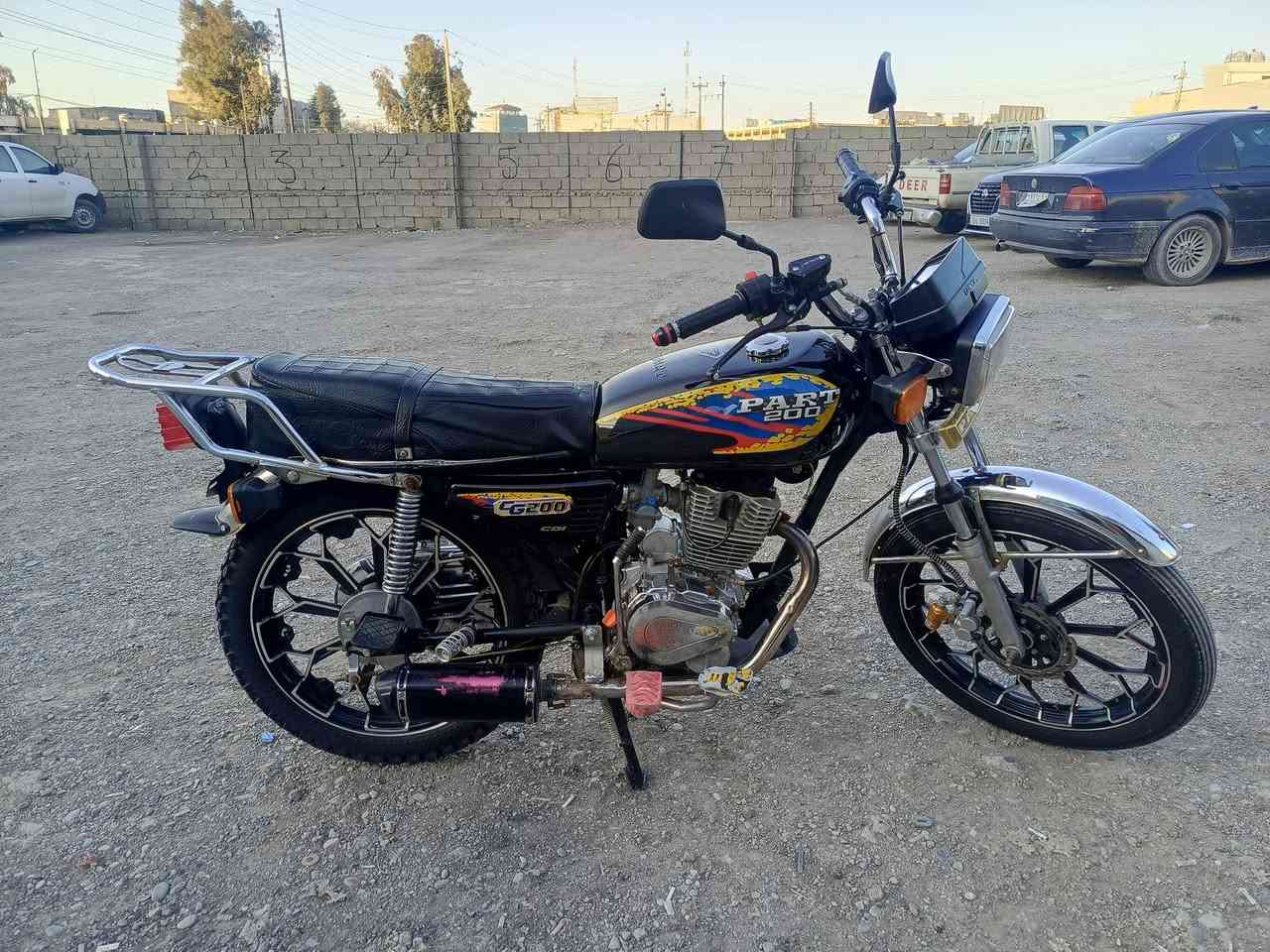 للبيع بارت موديل 2025 منفيس موجود اصلي مكينه 200Cc كهرباء كلو شغال السعر 500الف المكان شارع 60يم كباب عرفان شراء خابر واتساب ***********
