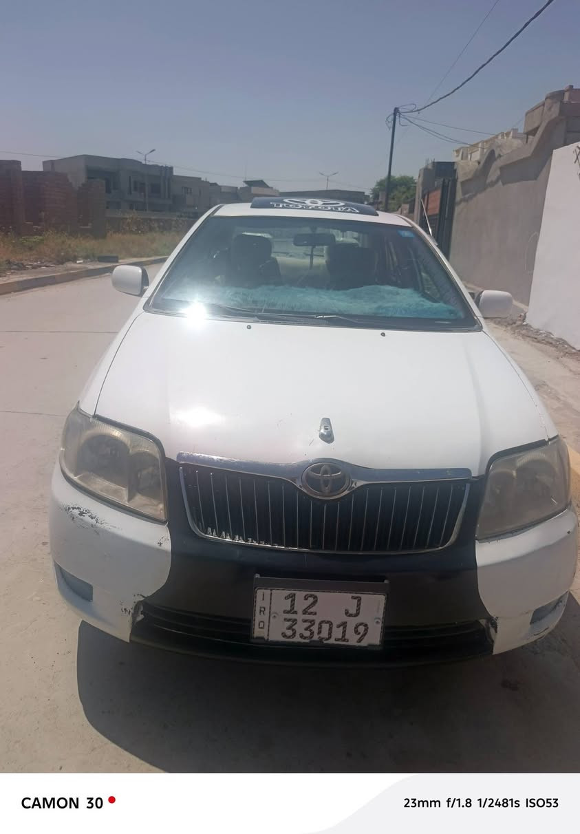 السلام عليكم كورلا نحلا محدثه ٢٠٠٧
تبريد ويه السويج كير ومحرك شرط سيارة بيها صبق احزام رقم نينوى مسطرا شرط التحويل 
السعر ٦٠ وبيها مجال
ترهم مراوس وبيع 
***********
مكانها كياره داخل جنوب الموصل
