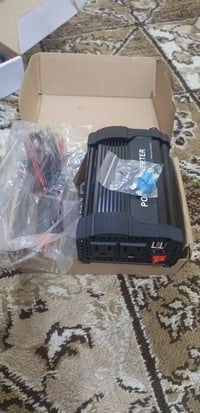 عاكس كهرباء • منافذ USB • بطارية سيارة