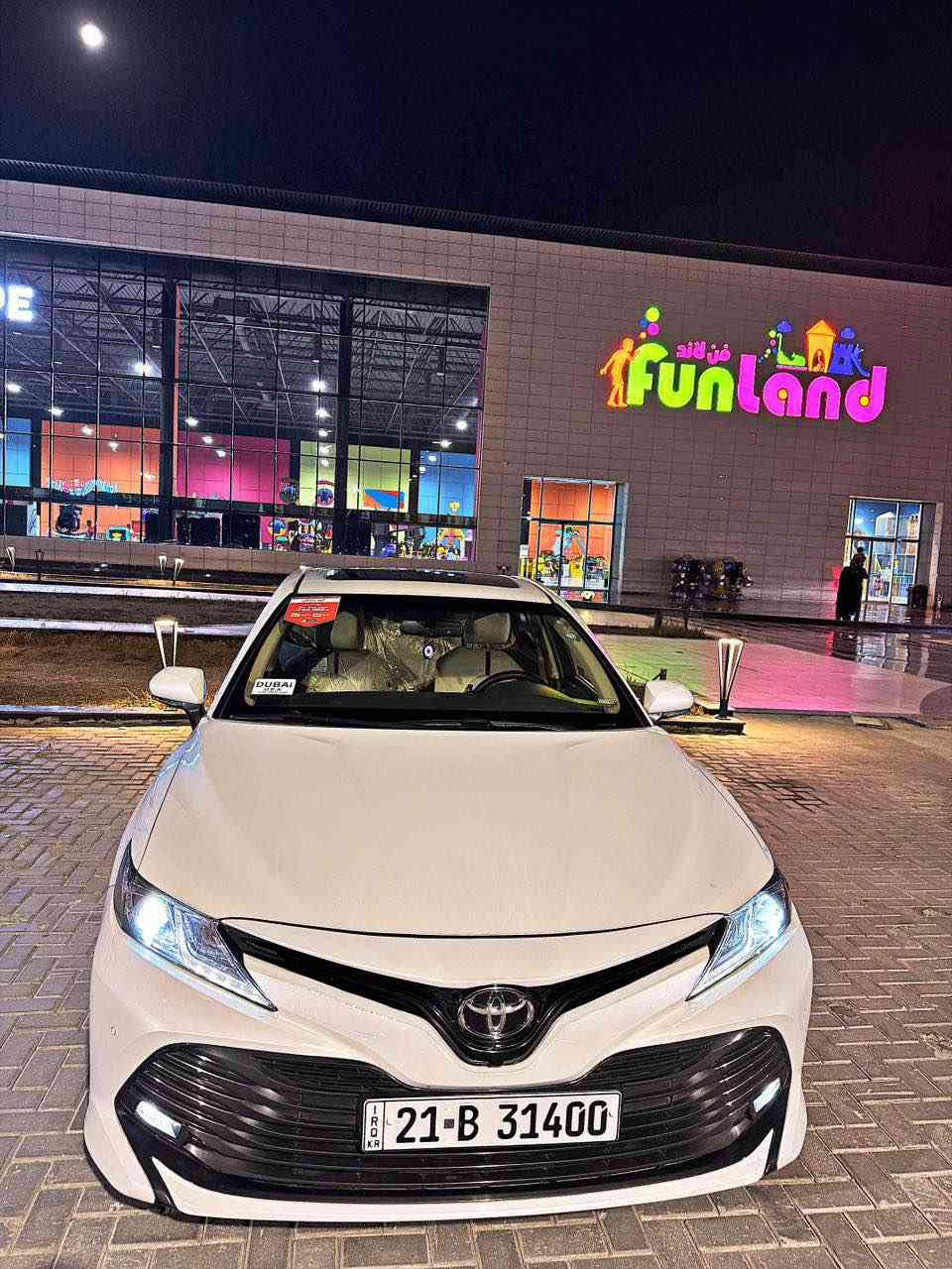 تيوتا كامري ساز 2020
ماشيه 80 الف 
مكينة 2500
فول سلايت 
برده خلفيه 
كفاله من الصبغ 
اربع اصابع بارد فقط بل جاملغ الامامي فقط ولباقي كفاله عامه 
تخم تاير جديد حداديه جديد سياره خير من الله رقم سليمانيه دولي مكان سياره كربلاء للاستفسار اتصل 
السعر 218$بيه مجال بسيط 
*********** كربلاء, العراق
