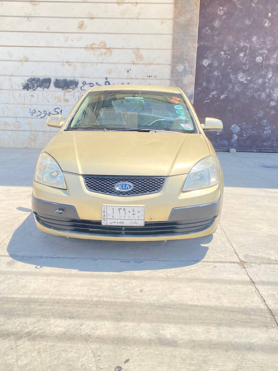 سلام عليكم كيا ريو موديل 2006 رقم بغداد مشروع وطني بسمي تحويل مباشر سنويه لل27 سياره خير من الله كير مكينه شرط تبريد ثلج  ❄️ صدر جديد تخم تاير جديد كلشي بيها شغال سياره حلوه ومو مشتغله تكسي صبغ عام جماليه سعرها 65 وبيها مجال مكاني سامراء هاتف ☎️ ***********

