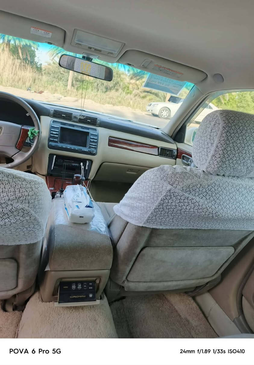 سلام عليكم ملكه كراون مديل 2002 كفاله من كصه ونقل والعيب سياره فقط.بيع مستعجل عليه  شرعي رقم أنبار بسمي تحويل ثاني يوم سياره بيه تغير لون جان سابقا لونه حبري سويت معامله وغيرته ابيض مكينه ففيتيvفيشه وبطل مكينه وكير كارتون شاشه كشنات كهربائي تخم تاير  حداديه أمامي خلفي جديده سياره جاهزه سعر120وبيه مجال  مكاني كربلاء ***********
