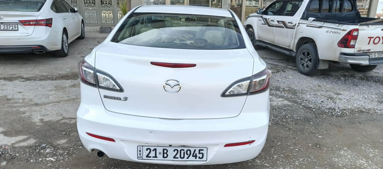 /مازدای  3 خلیجی سپی بێ بۆیاخ مۆدیل2014 سەنەوی ڕە قەمی تازەیە/مەکینە وگێری تە حویل غرامە ی بێ کێشە بە سعر 108$کەمێ مەعامەلە *********** السليمانية, العراق
