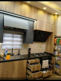 مطابخ البيت المثالي • خشب إسباني • اكسسوارات مضمونة ١٥سنة