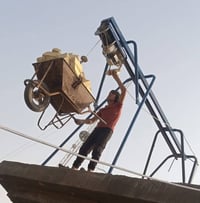 ونج❤️ تصعيد كافت مواد لبناء07802513831 طابوق رمل حصو جص فرمستون شتايكر...