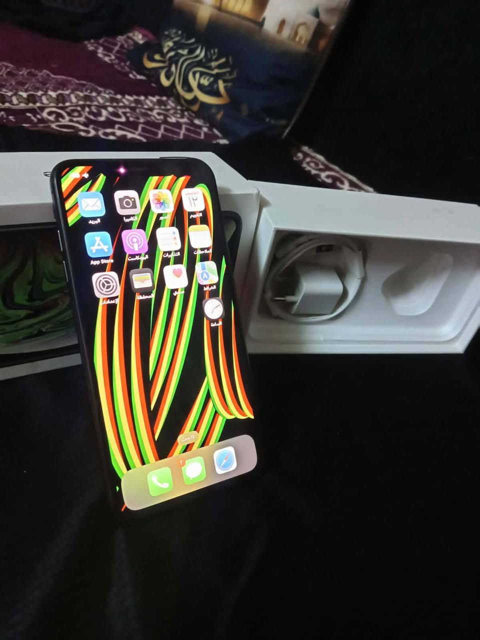 اكس ماكس
وضع شركه. مع كامل. لملحقات 
ذاكره ٦٤ لون اسود. اصلي نموذج m
بطاريه ٨٠
بي طبع بركن شاشه ركز طبع. وليس. فطر  مو مئثر. سلاسله بل استخدام.  اي استفسار. تفضل. خاص


**إذا كنت صاحب هذا الإعلان وتريد حذفه لأي سبب، رجاءا أرسل رسالة إلى الدعم الفني**