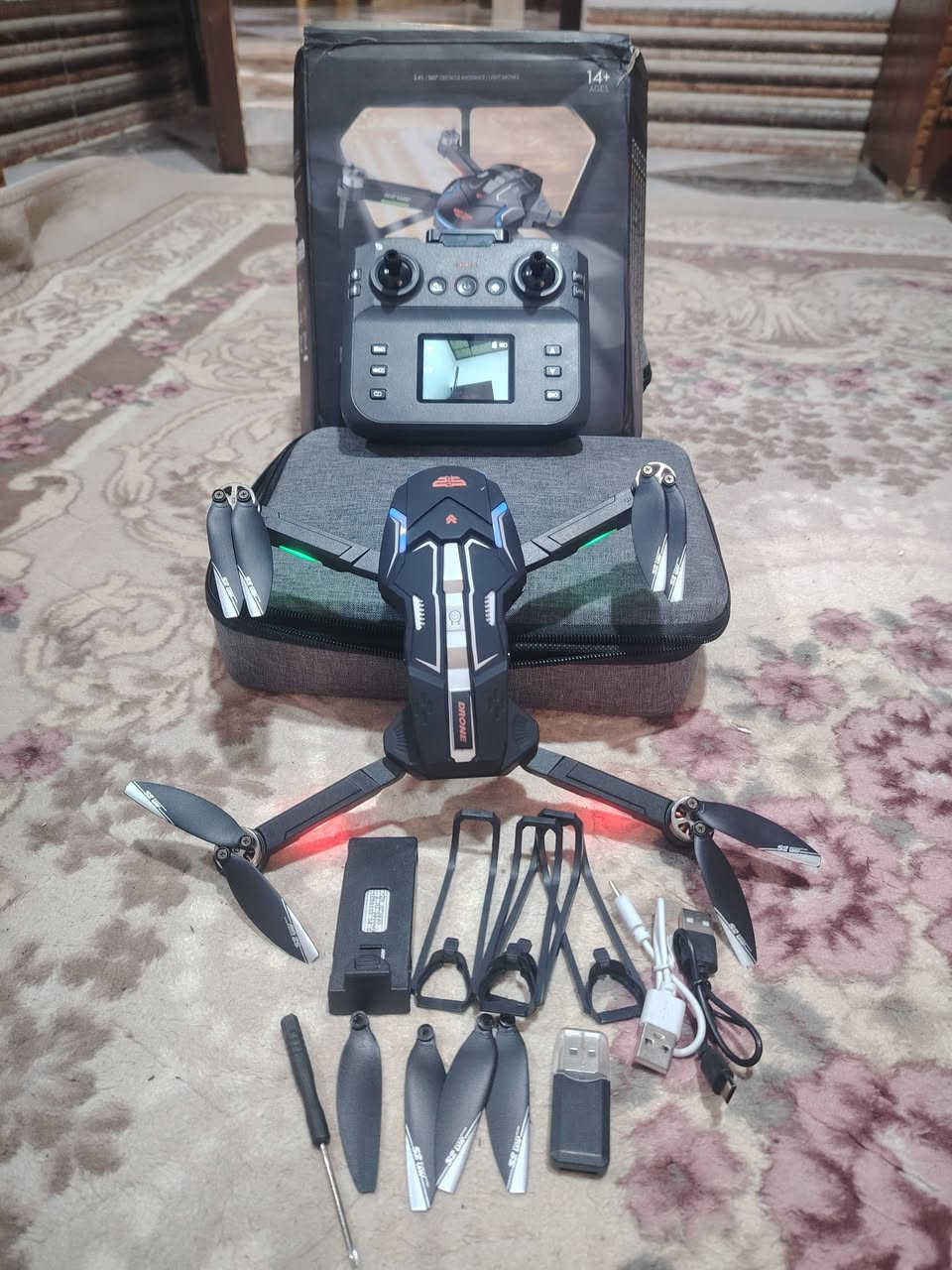 درونS2
جوستك شاشه
دبل بطاريه
محركات برشلز
رجوع ذاتي
رام +فلاش
حمايه ريش
ارتفاع ١٥٠ متر
مدا ٦٠٠ متر
السعر ٦٥ الف مع التوصيل *********** وات ساب يوجد توصيل
