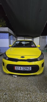 سياره كيه ريو موديل 2019 نضيفه محرك 16  جيتي اي كير اوتو وعادي 6نمر تب...