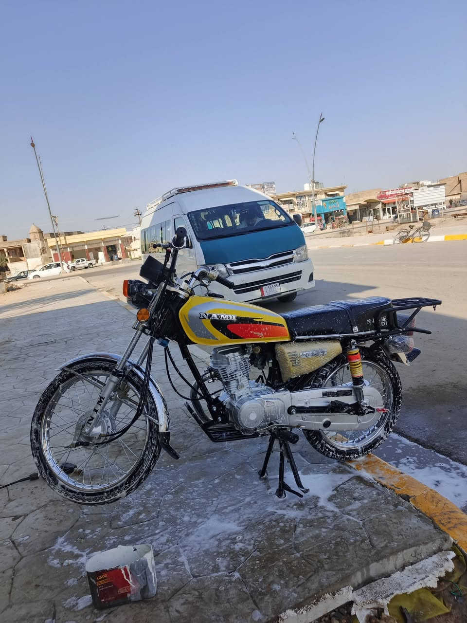 السلام عليكم دراجه للبيع نامه متياز طبق الشلامجه مديل 26 دراجه خير من الله او ما بيهة اي نقص او مثل ما كبالك بل صوره السعر 675 او بيهة مجال مكاني ديالى ناحيه كنعان الاستفسار الاتصال *********** او مراسله خاص 🤍✨
