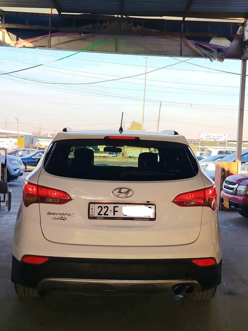 سلام عليكم سيارة سنتافي موديل 2013 خليجي مواصفات فول عدا البصمه رقم سنوية هزا جديد مكينه  V4مامفتوح 
ضرر مكانين صغار تعديل بارد فقط سيارة كلش حلو ونظيف
عنوان طريق اربيل موصل ناحية برطلة
للاستفسار ***********/***********
السعر 163$$ وبي مجال
