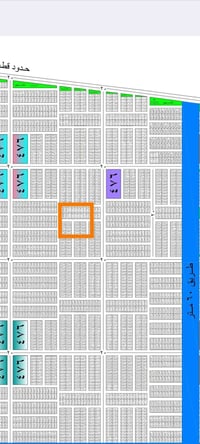 قطعة ارض مساحة ٢٠٠ متر في الصابيات منطقة ٥٠٠٠ واجهة ١٠ نزال ٢٠  اي است...