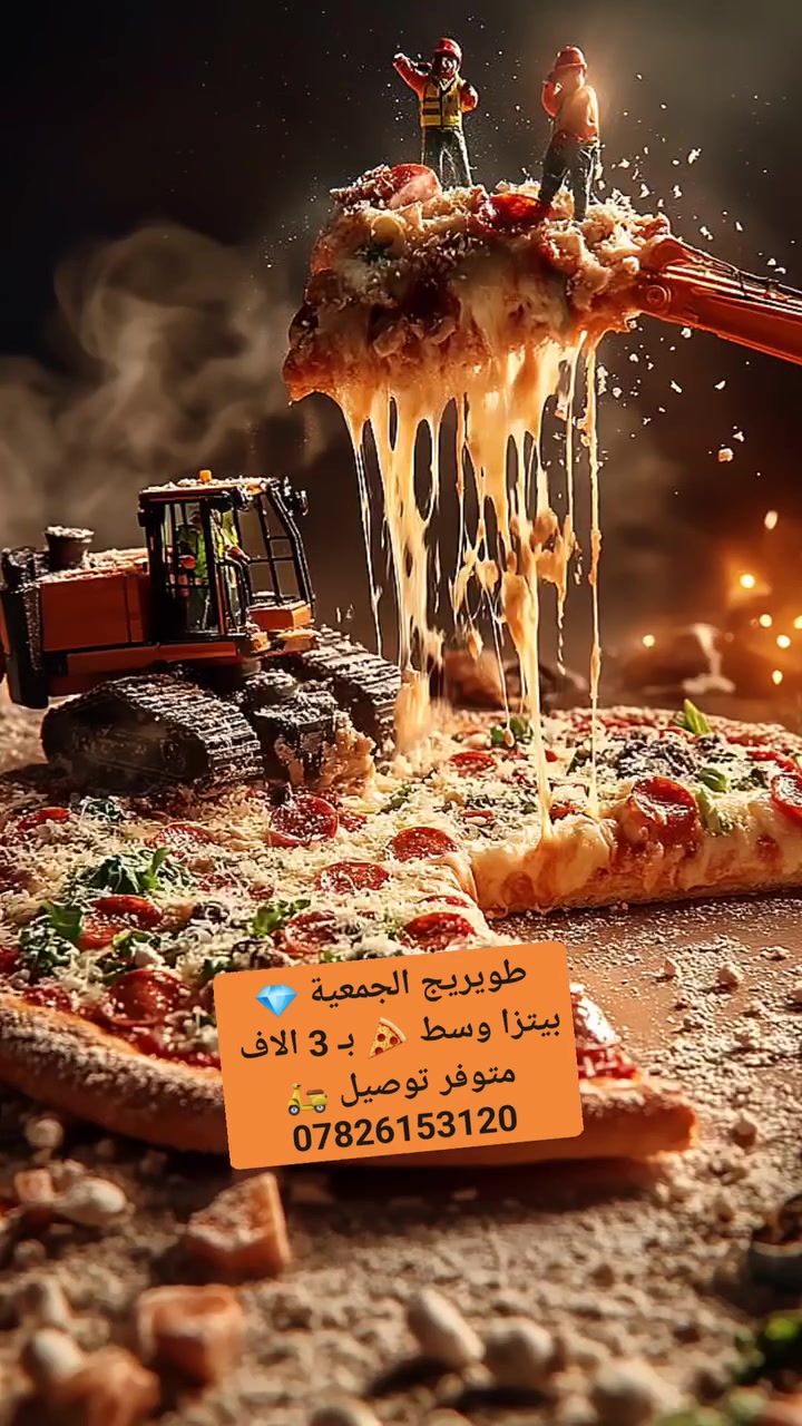 بيتزا وسط 🍕 بـ 3 الاف 
متوفر توصيل 🛵
***********
