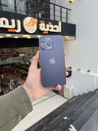 ايفون 14 برو ماكس ذاكرة 256 بطارية 89 دبل سيم امريكي سعر 885 الجهاز لا...