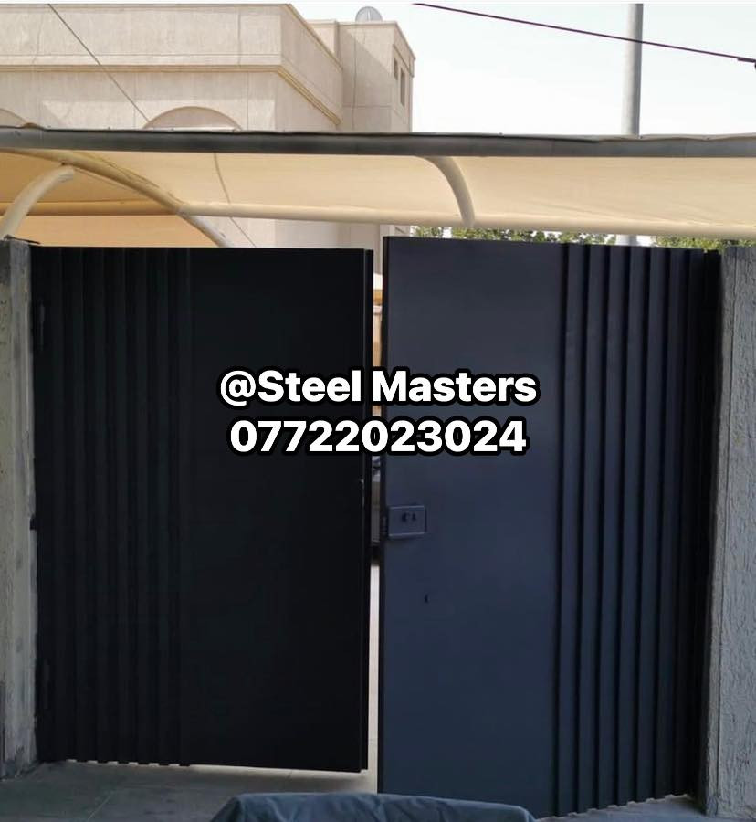 🛑نقدا & بالتقسيط 
ورشة Steel Masters لأعمال الحدادة 

تنفيذ وتوريد باب حديد رئيسي + جانبي تشكيل 

✅ تصميم عصري يناسب جميع المداخل 
✅ خامات حديد عالية الجودة   
✅ تنفيذ دقيق وتشطيب احترافي لضمان افضل النتائج 

📐 تصميم عملي  _ متين وامن متناسق مع الواجهات الحديثة 

تنفيذ فعلي من ورشة #steel_masters

📍 للتواصل والاستفسار:
+964 ***********
العراق_بغداد
