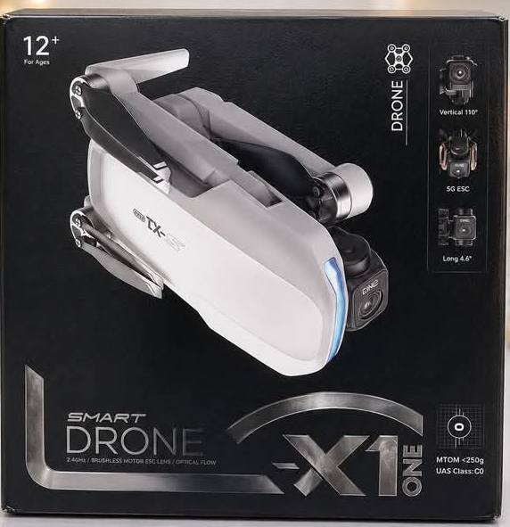 للبيع 
طائرة الدرون S-X1 (أو S-X1 Max)
 1-:تصوير بدقة 4K UHD مع دعم البث الحي.
2-المثبت الجيرسكوبي: مانع اهتزاز ميكانيكي ثلاثي المحاور (3-Axis Gimbal).
3 تعديل الزاوية: زاوية كاميرا قابلة للتعديل الكهربائي حتى 90 درجة.مقاومة الاهتزاز: 
4 تدعم التثبيت الإلكتروني للصورة (EIS).الأداء والتحكم المدى الأقصى: مسافة طيران ونقل صور رقمي تصل إلى 5,000 متر (5 كم).
5تردد البث: نظام بث مزدوج الهوائي عبر 5G WiFi لتأمين إشارة منخفضة الكمون.
6مقاومة الرياح: قدرة على مقاومة الرياح حتى المستوى الخامس (Level 5)
7.المحركات: محركات بدون فرش (Brushless Motor 1503) بقوة 25 واط لعمر أطول وأداء أقوى
.8جهاز التحكم: ريموت مزود بـ شاشة ملونة مدمجة بحجم 4.5 بوصة لعرض اللقطات مباشرة دون الحاجة لهاتف.
ملاحظة الطائره بيها ملاحظة تشتغل بس مرات اطير و مرات بس المراوح تفتر مااعرف بيها خلل بسيط البعض يكولون المشكله من البطارية الي يفيده ینطي سعر 
*********** للتواصل
