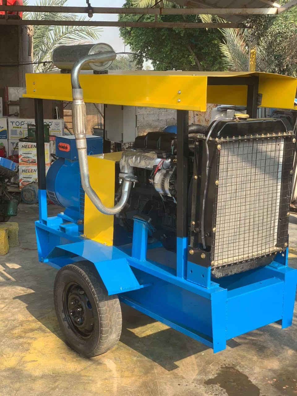 سلام عليكم
مولد كيه 2701 لا صرف وله بخار
راس تواليد 30كيفي ثي فيز
سعر 16 ونص ورقه 
***********
***********
مكان بغداد
