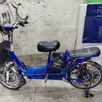 دراجة كهربائية • بطاريات مفحوصة • فلوجه