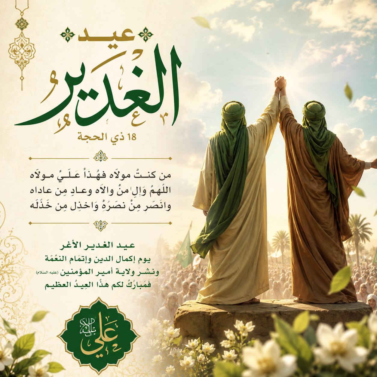 السلام عليكم ورحمة ٲڵڵــﷻــ☝ــﷻــہ  وبركاته  
 ⚜️📿 حملة الأمام المنتظر (عج) 🕋⚜️  
          🌹غديركم مبارك🌷

 رحلتنا 🚎 يوم( الاربعاء )في الساعة( 9:00)مساءََ الئ

النجف الاشرف 🕌🌿

لنجدد البيعة مع مولانا أمير المؤمنين 🌹

لَا يَنكُر الغَديرَ إلّا ضَالّ مَطرُود مِن رّحمةِ اللهِ
🌿🌿🌿🌿🌿🌿🌿🌿🌿🌿🌿🌿
(السعر 10)ذهابا وايابا 
بيتك 🏠 بعيد احنا نجيك 🚎 
📡 إنترنت مفتوح 

للحجز يرجئ مراسلة الصفحه أو الاتصال بالرقم *********** أو *********** بهاء أبو علي  

ومن ٲڵڵــﷻــ☝ــﷻــہ  التوفيق
