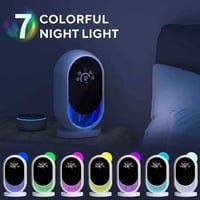 مزيل رطوبة صغير • خزان 900مل • إضاءة 7 ألوان