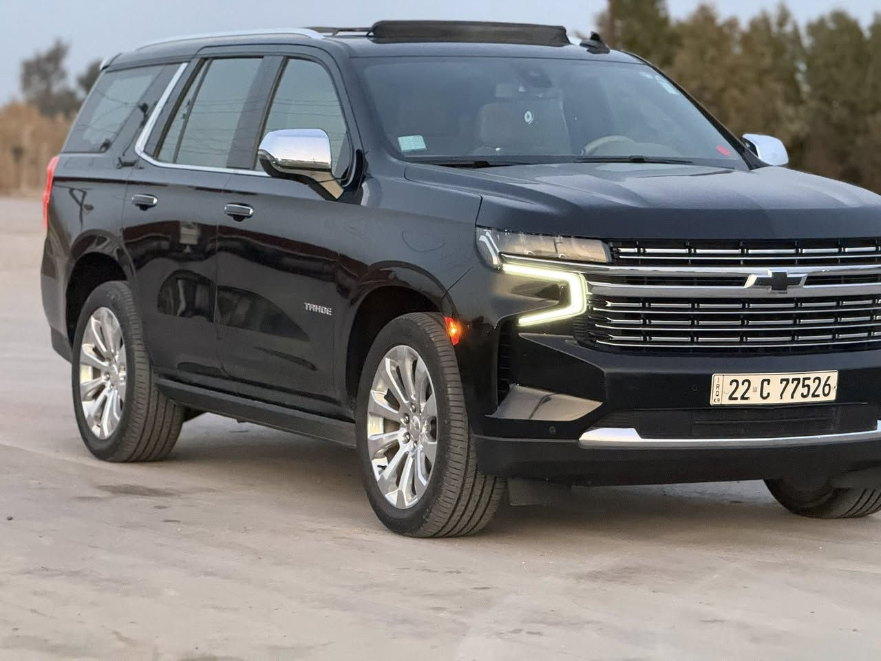 تاهو 2021 خليجي 
الفئه: برايمر 
مكفوله لا صبغ ولا ضرر محرك وكير مكفولات 
المواصفات: 1/1 
بانوراما 
ثلاجه 
ماشيه 100
5 كامرات 
فورويل 
وضعيات قياده 
شاحن لاسلكي 
دوس شفط 
3 شاشات
صندوق كهرباء  
كشن ذاكره 
نظام اطفاء ذاتي 
سايد بريك كهربائي 
سماعات نظام Bose
ستيرن كهرباء + تدفئه 
رادار امامي + جانبي 
كشنات تبريد وتدفئه امامي + خلفي 
كشنات كهرباء امامي + خلفي 
حساس امامي + خلفي 
رقم اربيل بأسمي سنويه جديده 

السعر ( 480 ) وبيها مجال 
مكاني بابل جبله 
***********
الخاص مغلق
