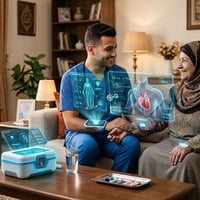 تمريض منزلي • رعاية كبار السن • حقن ومحاليل