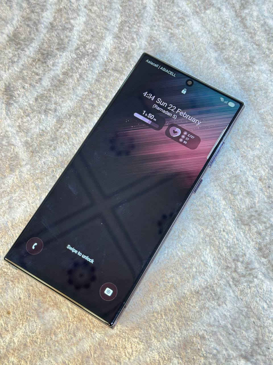 S22 Ultra 
256 كيكا
دبل سيم
مبدل شاشة فقط
للبيع او المراوسة مع ايفون


**إذا كنت صاحب هذا الإعلان وتريد حذفه لأي سبب، رجاءا أرسل رسالة إلى الدعم الفني**