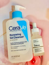 غسول CeraVe • سيروم نياسيناميد • تصغير المسامات