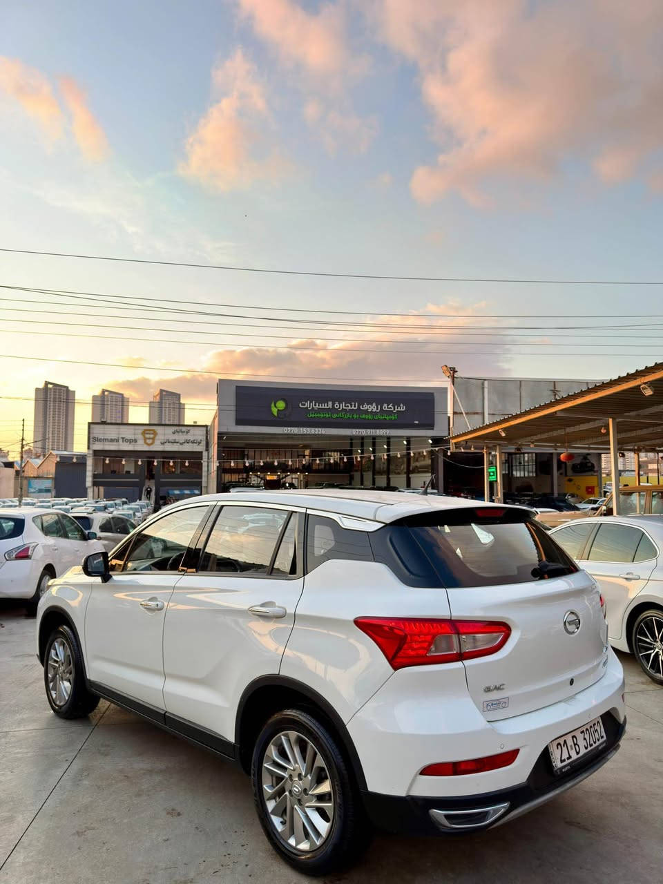 جاک GAC - مۆدیل 2019 
مەکینە ٢٠ تۆڕبۆ - ناو سپی 
🔹------------------
داعمی بۆ داعمی بەشەرت 
بێ بۆیاخ بێ سارد بێ تەرزە 
بێ گۆڕاو بێ کراوە سەیارەکە نمونەلەجوانی هیچی پێوەنیە 
------------------🔹
مواسەفات ( ناوسپی - لید - عاسە - ئاوێنەکارەبای - تەبرید مەرکەزی - جام هیتەر - سێ مۆدی لێخوڕین . ئیکۆ . نۆرماڵ . سپۆڕت . گێڕ تۆماتیک و عادی 
------------------------🔹
گێڕ و مەکینە و کارەبای بەشەرت 
  ٨٥ هەزار کیلۆمەتر ڕۆشتووە 
------------------🔹
تەعویل و غرامە و وەکالەت بەشەرت 
سەنەوی تازەیە تا ٢٠٣١
    سعر ٩٧$
شوێن : سلێمانی 🌅
رەقم مۆبایل / *********** السليمانية, العراق
