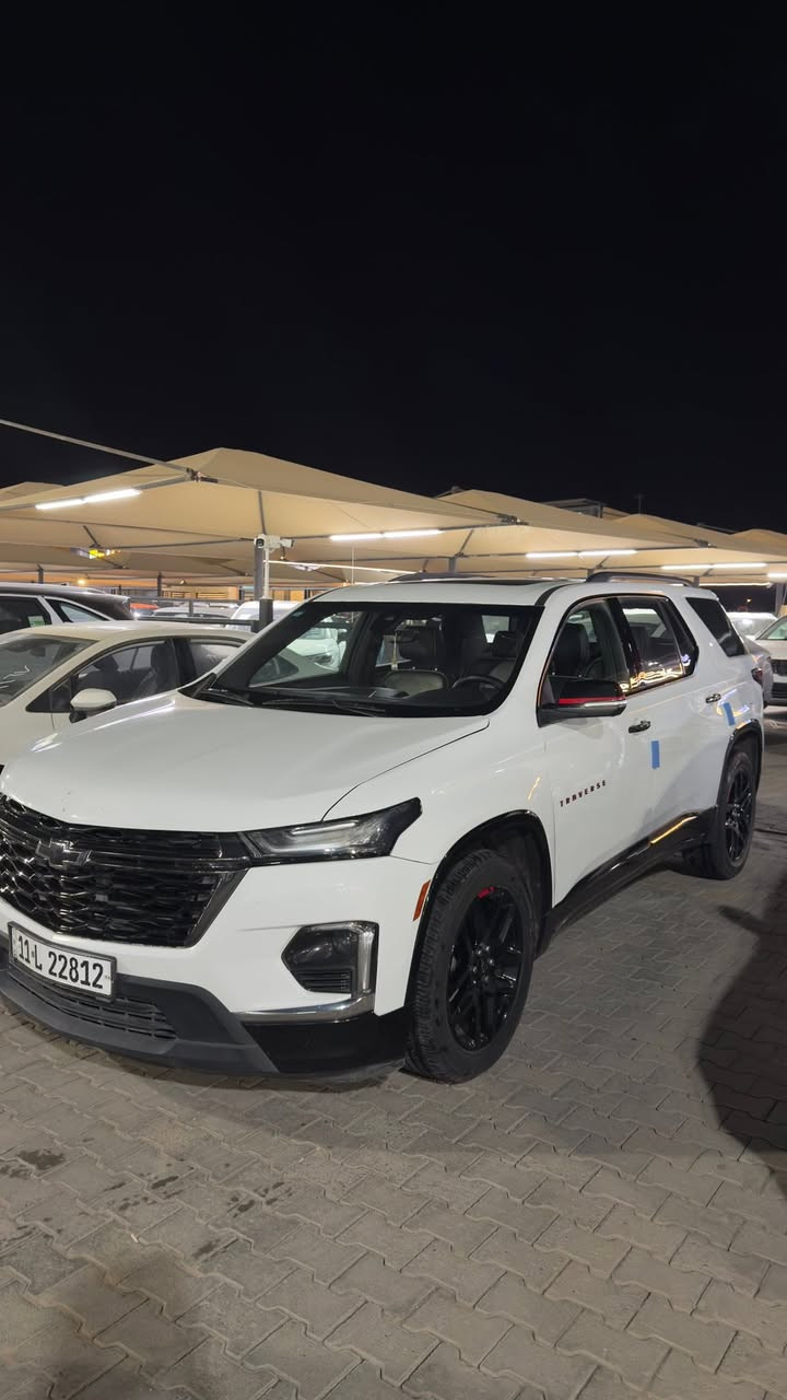 شوفرليت ترافرس مديل 2022
فئة بريمير اعلى فئة 
محرك 3600cc ستة سلندر
اربع بصمات مع بصمة تشغلين 
كامرات محيطية 360 
مراية كامرة خلفية 
مقاعد جلد تدفئة وتبريد 
ستيرن تدفئة 
سقف بانوراما امامي وخلفي 
حساسات امامي خلفي 
رقم بغداد باسمي تحويل ثاني يوم 
حادثها امامي بسيط 
تصليح ربع البنيد + صبغ 
السعر 230 ورقة وبيها مجال 
السعر مال مستعجل ماكو بهيج سعر 
مكانها كربلاء 
رقم الهاتف : ***********
