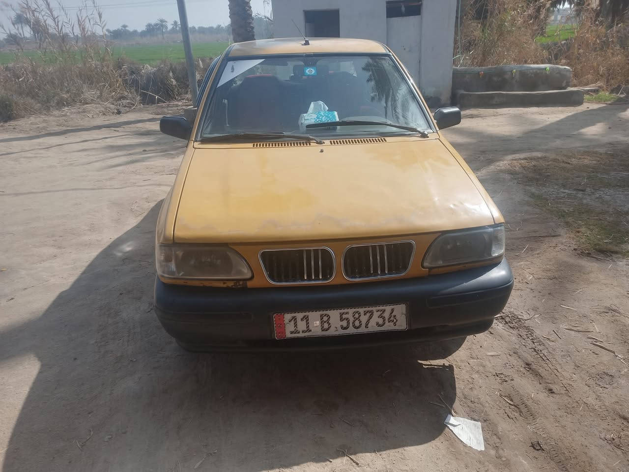 السلام عليكم سايبه موديل 12رقم بغداد مداور ثاني يوم مصفره هيءه وغرامات الستنقصاره تبخر يعني السياره احله من البصوره السعر 28وبيه مجال بصيط السياره مكانه حيدريه خان النص ***********
