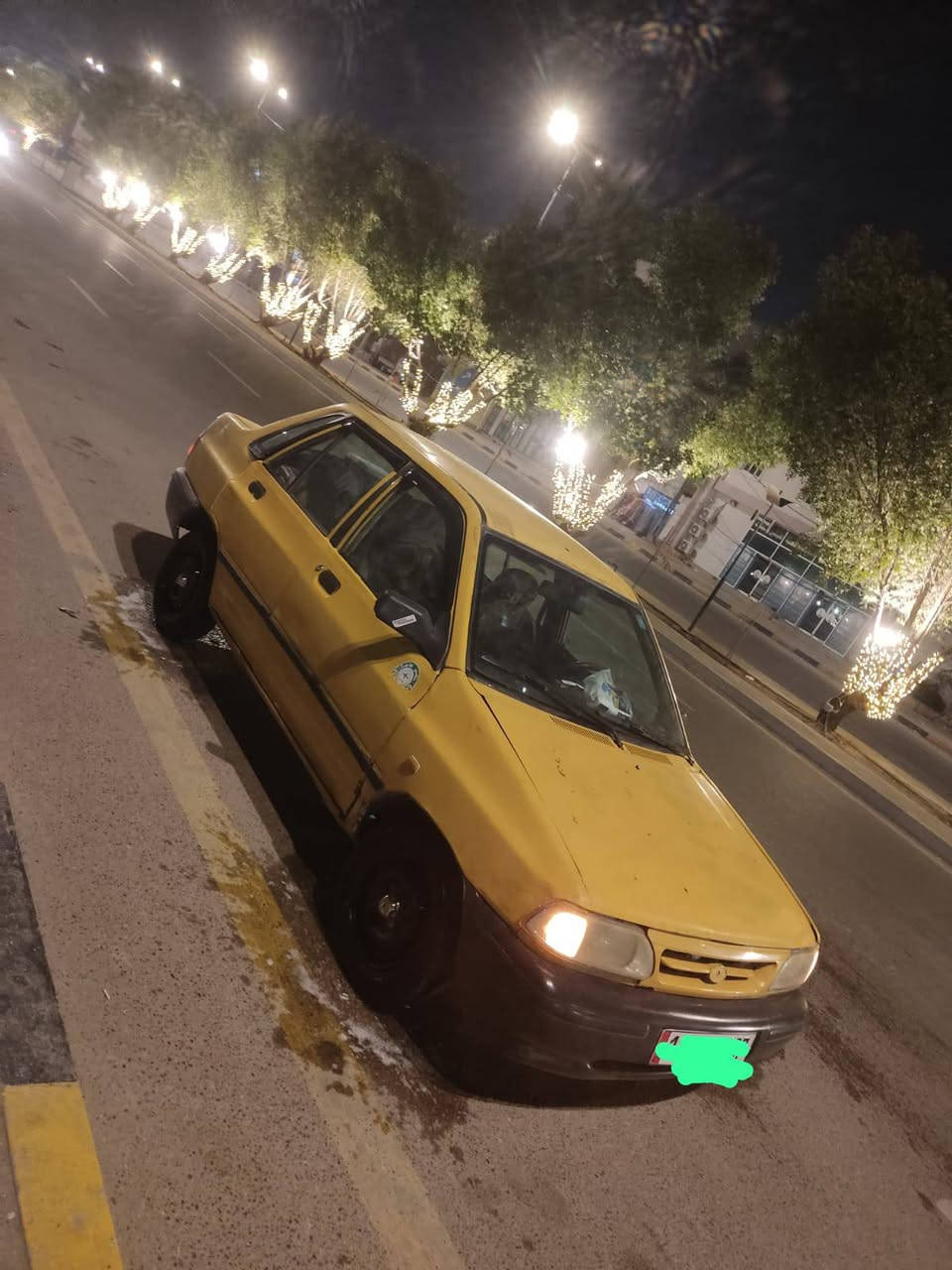 السلام عليكم سايبا للبيع مديل ١٥ رقم انكليز بغداد مكفوله فقط جاملغ جهت السايق شوه مكصوص مصفره هيه وغرامه السيارة بالنجف وراعيه بالنجف استفسار اتصل *********** سعر ٢٤ وبيه مجال
