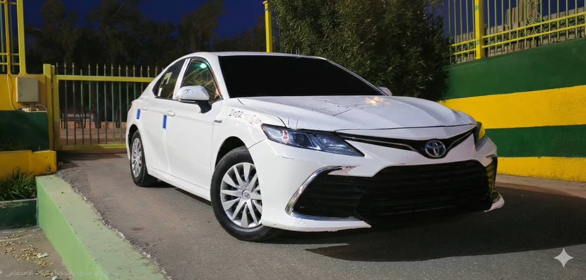 تكسي مطار
كامري 2022 السياره خليجيه
حادثه جاملغ فقط بدون دواخل
اللون ابيض الاصلي ومصبوغه نفس اللون بدون قماره 
سياره مكينه كير هايبرد كلن نضيفات 
رقم بغداد 
السعر  135 وبيه مجال جدا بسيط 
السياره كلش حلوه ونصبته 
مكاني بابل 
هـ ***********
