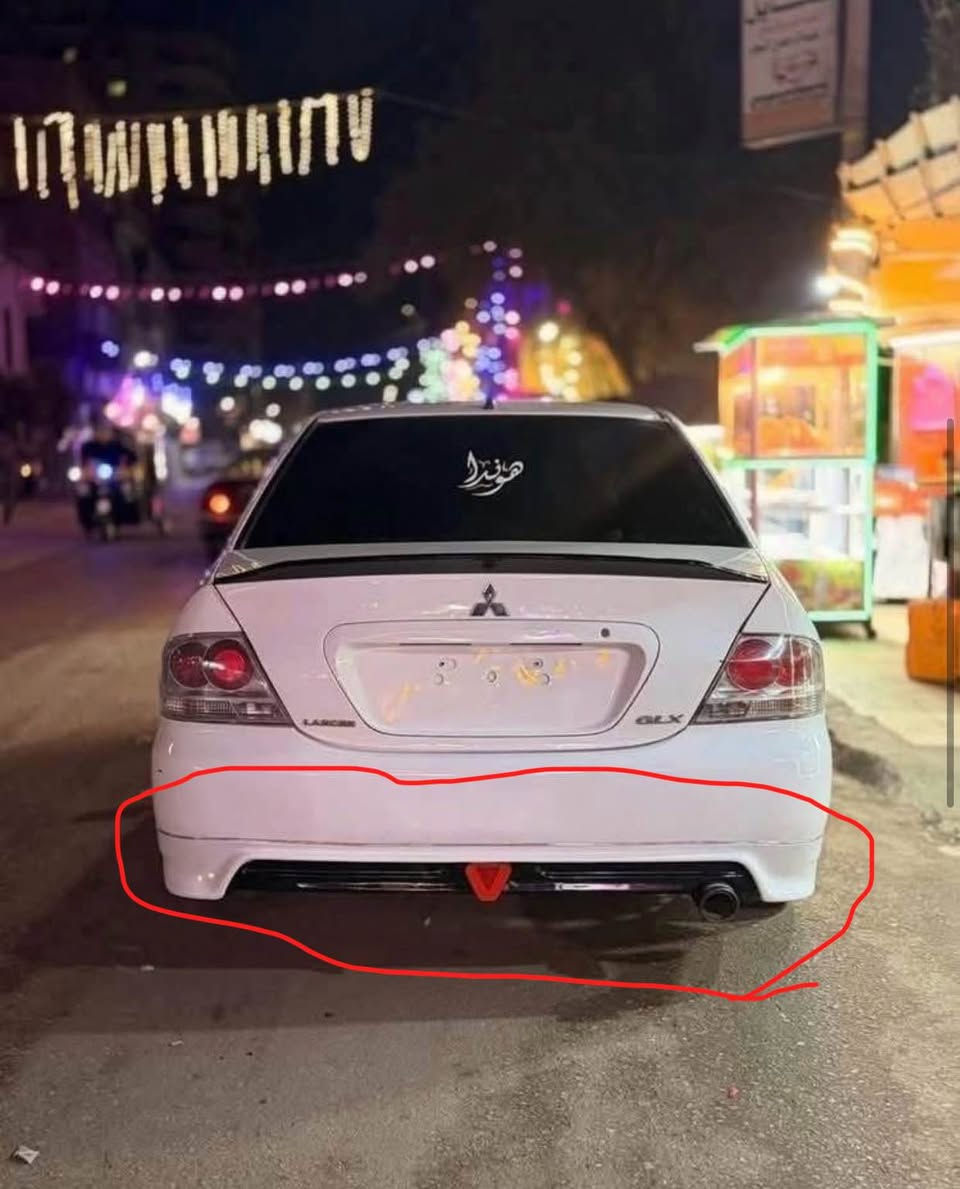 تاقمێکی سپۆرتی لانسەر بەڵقیس بۆ فرۆشتن
پێکدێت لە ( سپۆرتی پێشەوە + سپۆرتی دۆسەی هەردوو لا تەنیشت  +  سپۆرتی دواوە)
لۆکە و نە بەستراوە   لۆک لە دوبەییەوە هاتوە و شتێکی زۆر جوان و گەنجانەیە   
لە وێنەکان نمونەی بەستنیم داناوە

نرخی کۆتای ٢٨٥ هەزار قفڵ یەک دینار کەمتری نیە
لە سلێمانیم گەیاندنم هەیە

*********** السليمانية, العراق
