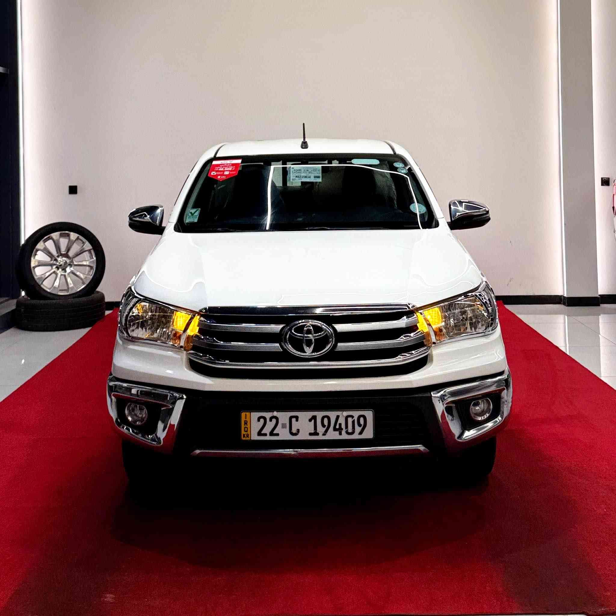 🛎 🔱السلام عليكم 🔱🛎
للبيع سيارة تويوتا هايلوكس
TOYOTA HILUX 
وكالة شركة ساز (تويوتا عراق)
موديل 2019
كير اوتوماتيك 
ماشي 315000 كيلو متر
ويل كب بيلادي
حساسات خلفي
شاشة كبيرة بيلادي
كاميرا خلفي
داخل احمر
داخل صاج 
مودات قيادة
مانع انزلاق
كشنات تبريد
جامة خلفي سلايد
مطريات بيلادي
سيارة مكفول كفالة كلشي بشرط بدون ضرر و بدون صبغ كير و محرك و كهربائي كلة بشرط
سيارة رقم اربيل و تحويل ثاني يوم و سنوية ماصاقتة
سعرها 23500$
مكان اربيل معرض تانك موتورز
***********
*********** أربيل, العراق
