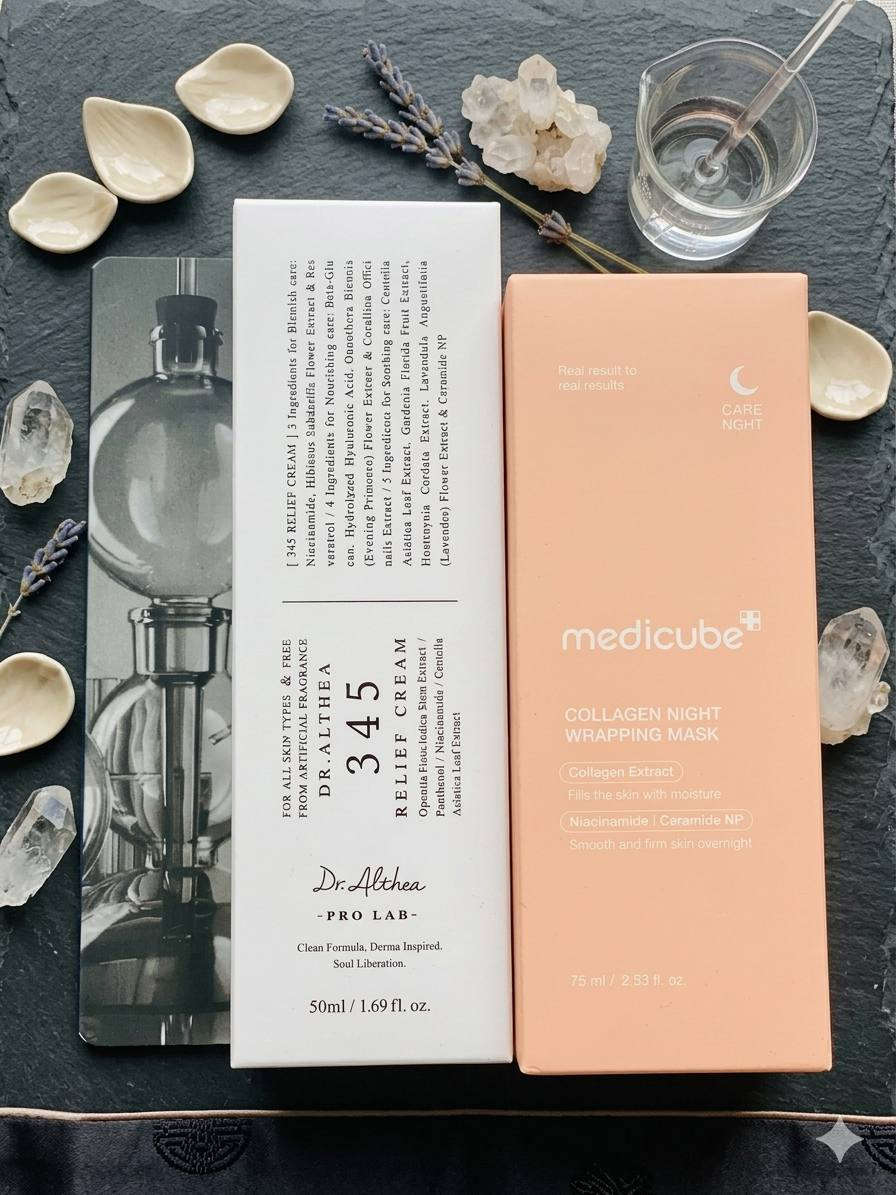 : سر النضارة الكورية بين يديكِ! ✨🇰🇷
1. قناع الكولاجين الليلي (Medicube Collagen Night Wrapping Mask):
• الشرح: يعمل كدرع واقي يحبس الرطوبة أثناء النوم. يشد البشرة ويعطيها لمعة "الجلاس سكين" من أول استخدام. 🌙 طريقتك المثالية للاستيقاظ ببشرة مرنة وممتلئة. 🫧
2. كريم الإغاثة 345 (Dr. Althea 345 Relief Cream):
• الشرح: كريم مرمم وخفيف جداً، مثالي لتهدئة الاحمرار وعلاج آثار الحبوب وتقوية حاجز البشرة. 🛡️ الحل الأسرع للبشرة المجهدة والباهتة. 🌿
النتيجة؟ بشرة صافية، مشدودة، ومشرقة دائماً! 💎✨

سعر العرض 20 الف


**إذا كنت صاحب هذا الإعلان وتريد حذفه لأي سبب، رجاءا أرسل رسالة إلى الدعم الفني**