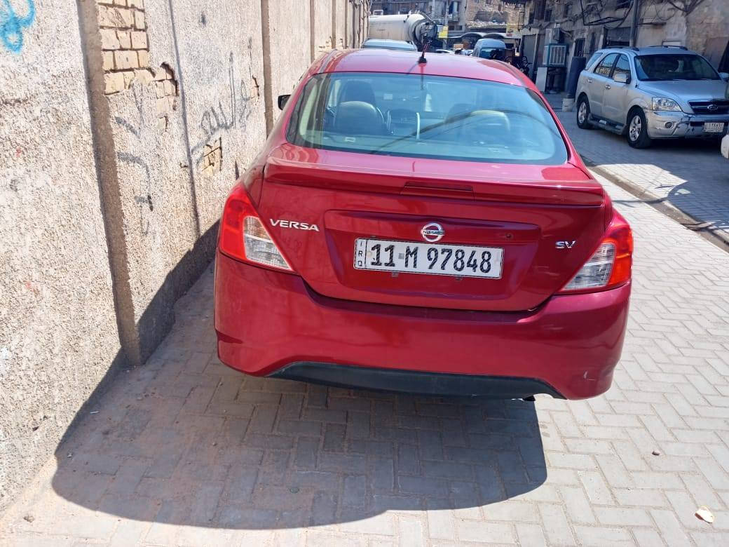 السلام عليكم نيسان فيرسا ٢٠١٩ بجم صبغ تصليح بخشم شاصي ايسر بسيط امريكي رقم بغداد دولي  السعر ٨٣ بيها مجال شراي يتصل ويدلل ***********
