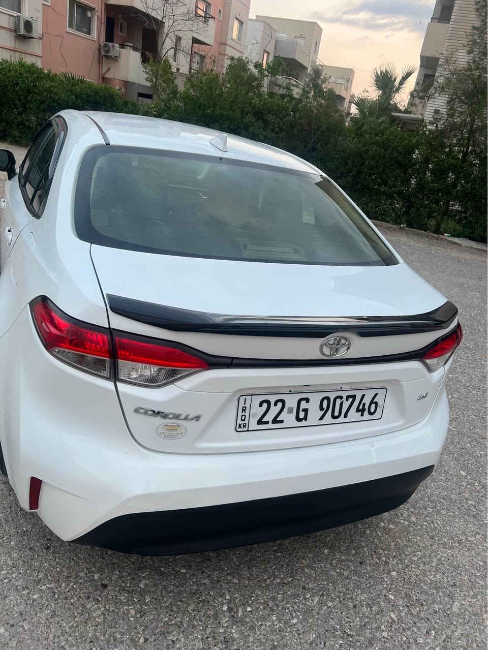 ﷽ 

‏‎تويوتا كورولا2023 شكل جديد LE 🤍
بسمي تحويل مباشر 
ضرر بنيد و جاملغ صبغ بدون شواصى
صورە حادث موجود بل منشور 
‏‎حجر گزوز رادار راديتر بلادى
سعر : 133مجال بسيط
محرك 4 سلندر 2000 🚀
‏‎بدون دواخل 💯
‏‎بدون ايرباگ 💯
‏‎ماشيه : 41 الف ميل
‏‎‏‎مواصفات  LE
‏‎‏‎شاشة
‏‎‏‎كاميرا
‏‎‏‎رادار
‏‎‏‎مانع انزلاق
‏‎‏‎اوتو بريك
‏‎سياره شرط دينار ما تصرف عليها 
‏‎اتصال او واتساب:  ***********
مكاني اربيل أربيل, العراق
