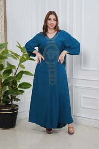 دشداشة نسائي • كشمير • مقاسات 2XL-5XL