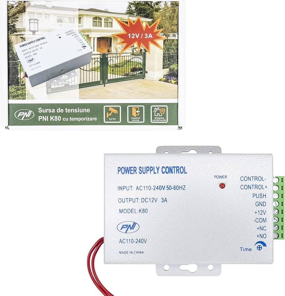 الجهاز هو مزود طاقة (Power Supply) مصمم خصيصًا لأنظمة التحكم في الوصول مثل الأقفال الكهربائية.يعمل بجهد دخل يتراوح بين 110 إلى 240 فولت تيار متردد، ويحولها إلى جهد خرج 12 فولت تيار مستمر بشدة تيار 3 أمبير.يحتوي على أطراف توصيل لزر الخروج، وقارئات البطاقات (RFID)، والأقفال المغناطيسية، بالإضافة إلى مؤقت لضبط تأخير إغلاق الباب


**إذا كنت صاحب هذا الإعلان وتريد حذفه لأي سبب، رجاءا أرسل رسالة إلى الدعم الفني**