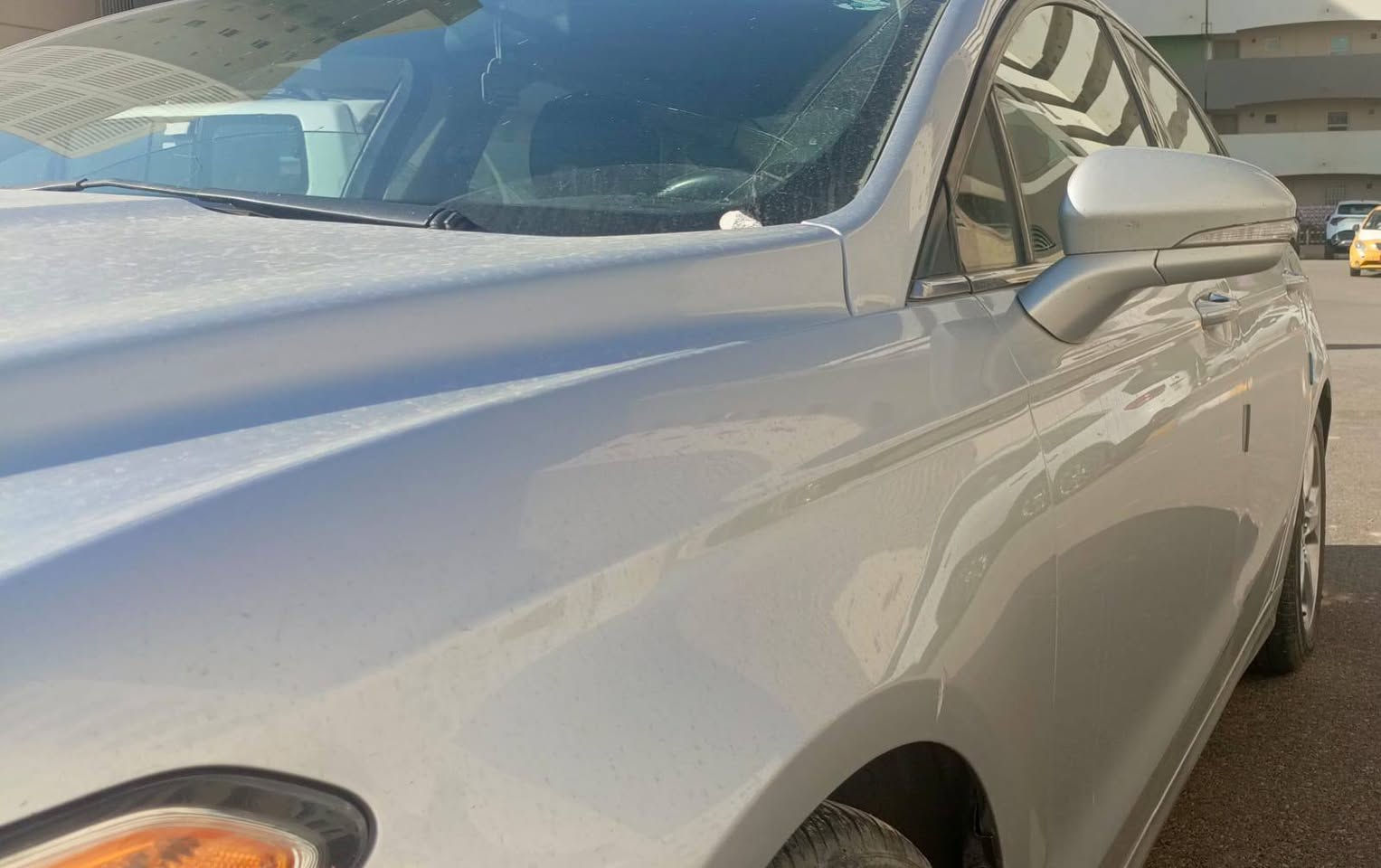 السلام عليكم ورحمة الله وبركاته
‏‎       ——— لـلـبـيع  ———

‏‎ فورد فيوچن .      —      Ford Fusion

‏‎وراد أمريكي.        —  بدون ايرباك 

‏‎الموديل               — 2016 

فئة                      — SE  

حجم المكينه       — 1500

‏‎اللون                   — فضي   

المسافه المقطوعه 115 الف مايل

حالة السياره.    —  ( صور الحادث داخل المنشور) 

‏‎المواصفات

‏‎-ترحيب عند الاقتراب 

-ليد نهاري

‏‎- شاشه اعطال 

‏‎- ستيرن بحركه كهربائيه 

‏‎-تبريد منفصل 

-تبريد قطعتين 

‏‎- كود باب 

‏‎-تحكم ستيرن جهتين 

‏‎-تحديد سرعه 

‏‎-مانع انزلاق 

-حساس خلفي 

-كرسي السايق والراكب  كهربائيي ٣ انضمه

‏‎-ليد نهاري

‏‎-گير عصا

‏‎-كامره خلفيه 

‏‎باقي المواصفات المعروفه  الحادث چاملغ خلفي بدون ايرباك

‏‎السعر            ١١٥

رقم السياره    —اربيل بأسمي هزة وسنوية جديدة

‏‎موقع  السياره — بغداد مجمع بسماية 

‏‎للأستفسار.   — *********** ابو حسن
